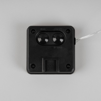 Гирлянда &laquo;Конский хвост&raquo; 10 нитей по 1 м, серебристая нить, 100 LED, свечение мульти, 2 режима, солнечная батарея