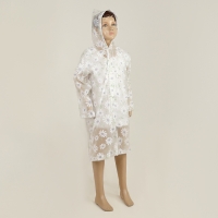 Дождевик детский &laquo;Ромашки&raquo;, рост 125-155 см