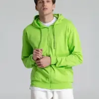Толстовка на молнии с капюшоном Siverga 2.0, зеленое яблоко, размер L