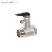 Предохранительный клапан ZEIN engr, для водонагревателя,1/2",с курком,латунь,никелированный Предохранительный клапан ZEIN engr, для водонагревателя,1/2",с курком,латунь,никелированный