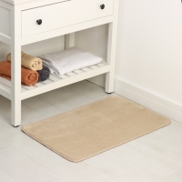 Коврик для дома Доляна «Софт», 50×80 см, цвет бежевый Коврик для дома Доляна «Софт», 50×80 см, цвет бежевый