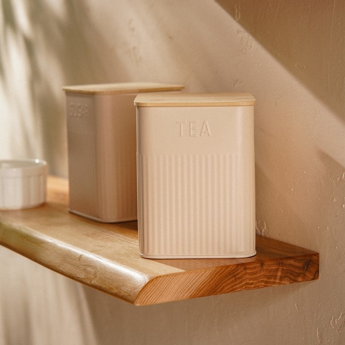 Банка для хранениясыпучих продуктов «Сан-Лоренцо», 10×13 см, цвет розовый, с бамбуковой крышкой Банка для хранениясыпучих продуктов «Сан-Лоренцо», 10×13 см, цвет розовый, с бамбуковой крышкой