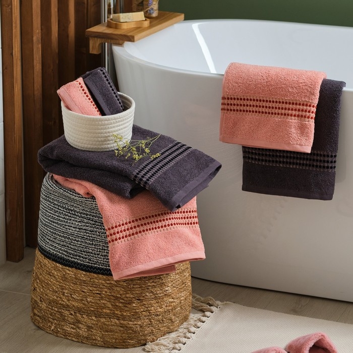 Полотенце махровое Love Life «Адажио» 50х90 см, пудровый, 100% хл, 450 гр/м2 Полотенце махровое Love Life «Адажио» 50х90 см, пудровый, 100% хл, 450 гр/м2