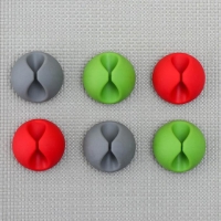 Зажимы для проводов, 6 шт, цвет МИКС Зажимы для проводов, 6 шт, цвет МИКС