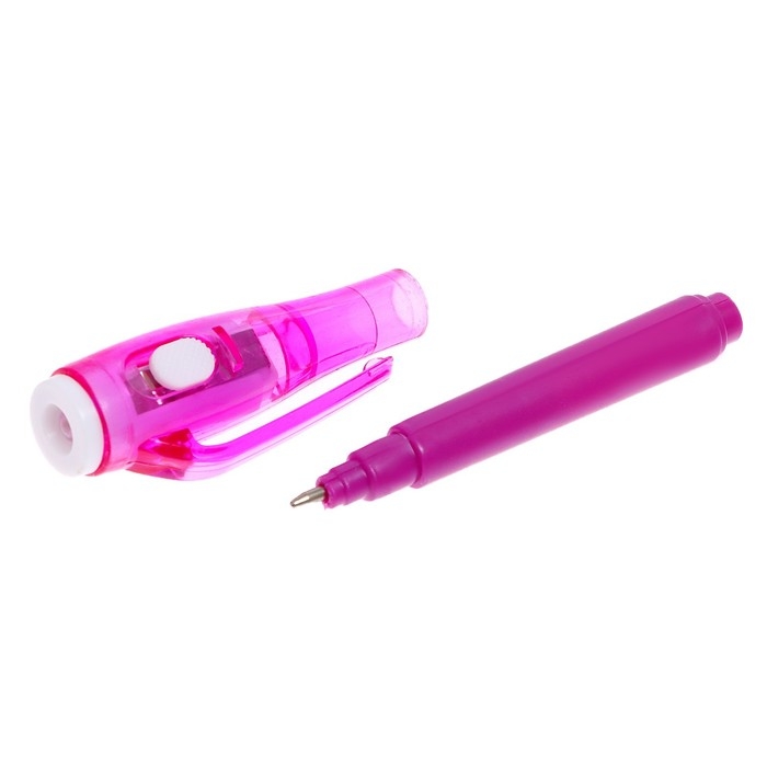 Набор для рисования светом «Котёнок», А5, ручка с фонариком и невидимыми чернилами Набор для рисования светом «Котёнок», А5, ручка с фонариком и невидимыми чернилами