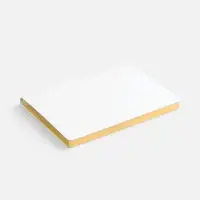 Ежедневник Nebraska Flex, недатированный, белый с золотистым