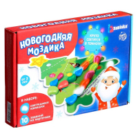 &laquo;Новогодняя мозаика&raquo;, со светящимися камушками