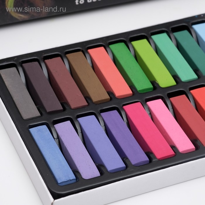 Мелки для волос, 24 шт. Мелки для волос, 24 шт.