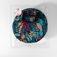 Сумка для вышивания «Листья», 2 отделения на молнии, с ручками, d = 35 × 12 см Сумка для вышивания «Листья», 2 отделения на молнии, с ручками, d = 35 × 12 см