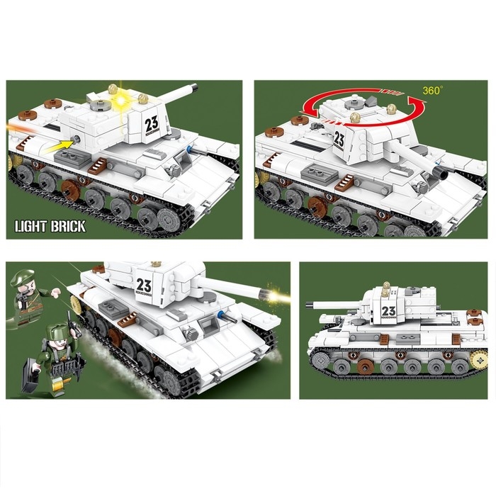 Конструктор Армия &laquo;Танк KV-1 Климент Ворошилов&raquo;, 536 деталей