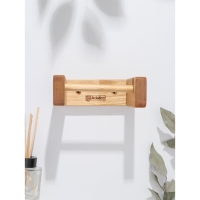 Держатель для туалетной бумаги, 15&times;5&times;12 см, берёза