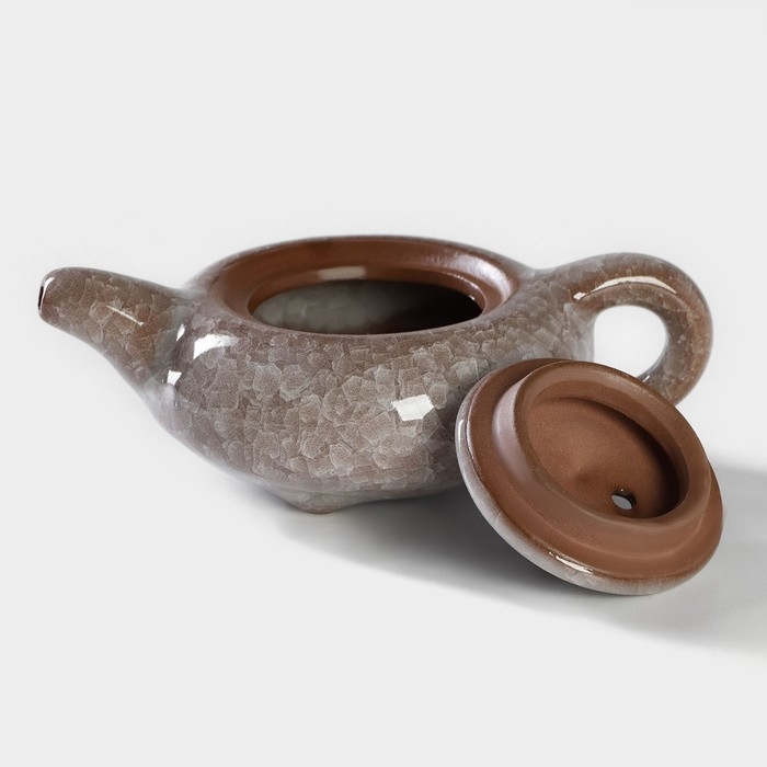 Набор для чайной церемонии керамический &laquo;Лунный камень&raquo;, 7 предметов: 6 пиал 50 мл, чайник 150 мл