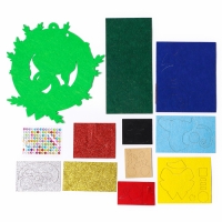 Венок из фетра своими руками на Новый год &laquo;Новогодняя Змея&raquo;, новогодний набор для творчества