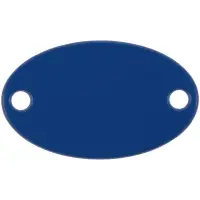 Шильдик металлический Alfa Oval, синий