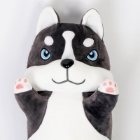 Мягкая игрушка &laquo;Хаски&raquo;, 80 см, цвет серо-белый