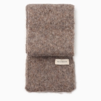 Шарф женский MIST, кофейный 16*160&plusmn;5 см