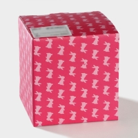 Сахарница Доляна &laquo;Зайка&raquo;, 650 мл, цвет розовый