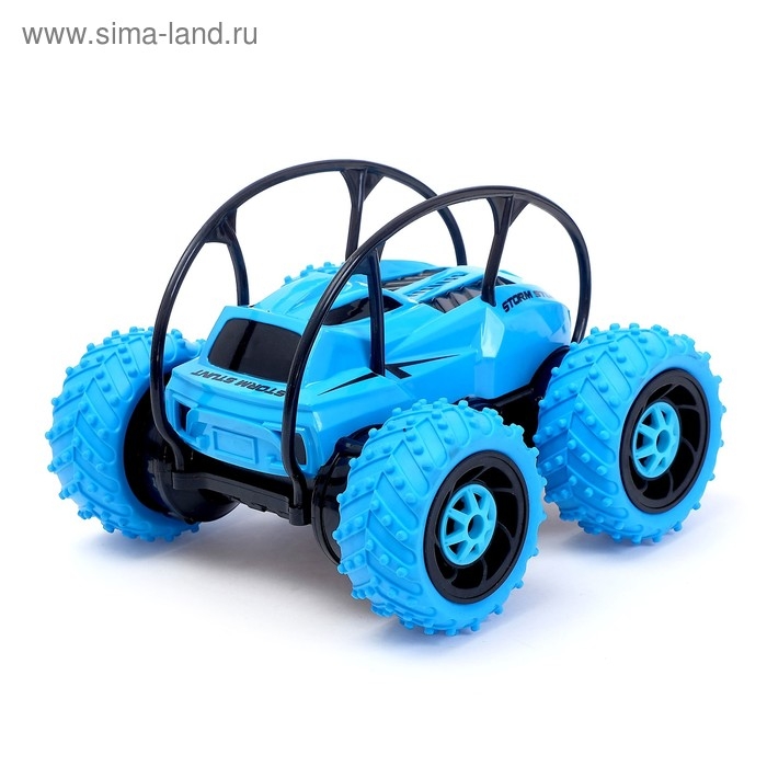 Машина-перевёртыш радиоуправляемая &laquo;Трюкач&raquo;, работает от аккумулятора, цвета МИКС