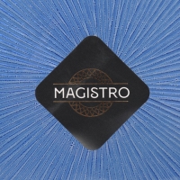 Тарелка стеклянная Magistro &laquo;Римини&raquo;, d=27 см, цвет синий