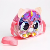 Набор с прядями, тату, стразами, в сумочке