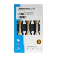 Светильник фасадный &laquo;Элегант&raquo;, FSD-042, 6 Вт, 3000К, 3 луча, IP65, 220 В, пластик, белый