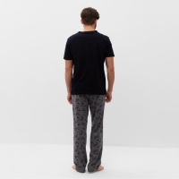 Пижама мужская KAFTAN "Game" размер 52, черный Пижама мужская KAFTAN "Game" размер 52, черный