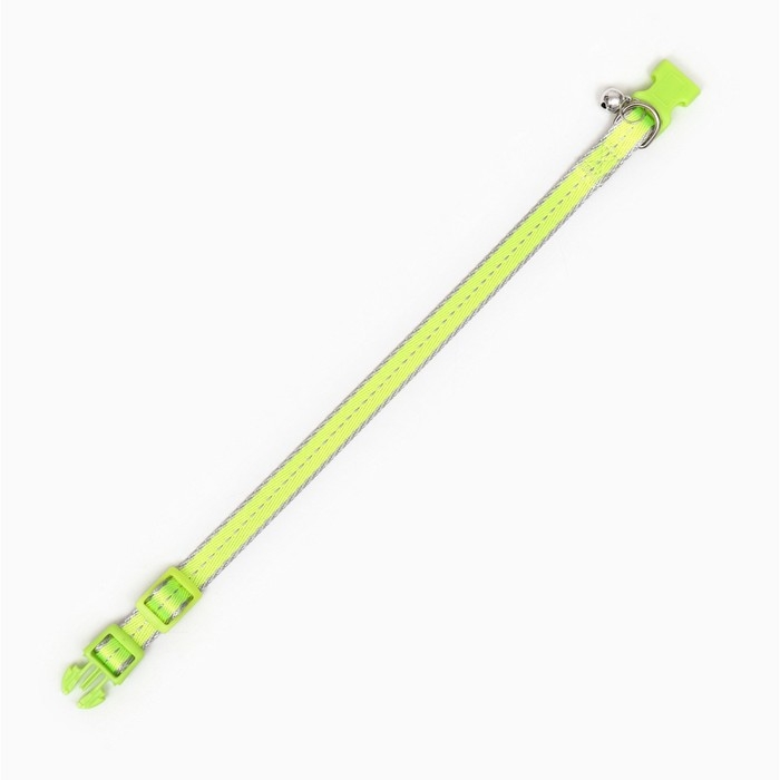 Ошейник Ошейник "Неон" 24-36 х 1,5 см, зелёный