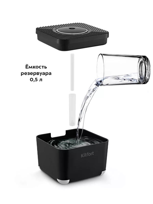 Увлажнитель воздуха для дома мини КТ-3810 - 2 Вт Увлажнитель воздуха для дома мини КТ-3810 - 2 Вт