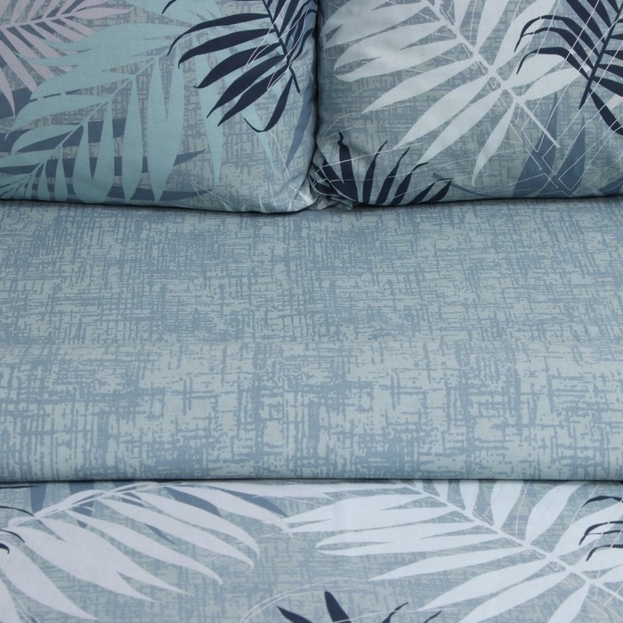 Постельное бельё Этель 1.5сп Areca palm, 143х215см, 150х214см, 50х70см-2 шт, поплин, 125 г/м2
