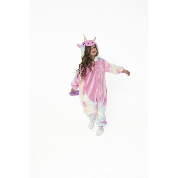 Кигуруми &laquo;Единорожка&raquo; комбинезон, р.34, рост 134 см
