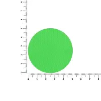 Наклейка тканевая Lunga Round, M, зеленый неон Наклейка тканевая Lunga Round, M, зеленый неон