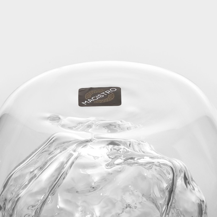 Стакан стеклянный с двойными стенками Magistro «Дуо. Вулкан», 250 мл, 9,3×10 см Стакан стеклянный с двойными стенками Magistro «Дуо. Вулкан», 250 мл, 9,3×10 см