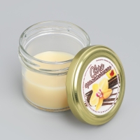 Свеча в банке ароматическая "Ванильная карамель", 5х6 см, 120 г Свеча в банке ароматическая "Ванильная карамель", 5х6 см, 120 г