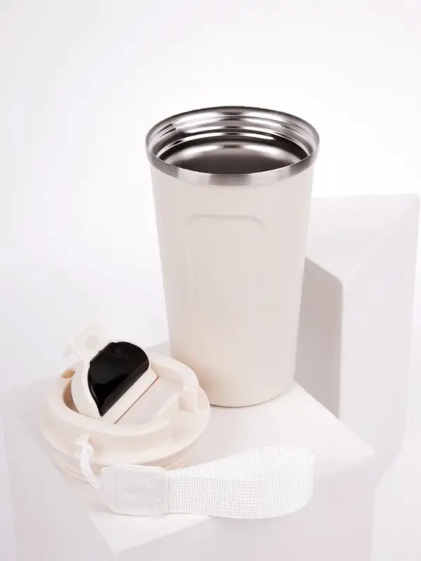 Смарт-стакан с заменяемой батареей tellMug, ver.2, молочно-белый