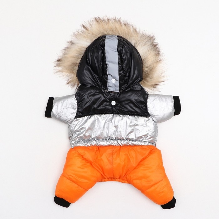 Комбинезон Комбинезон "Пушок", размер 14 (ДС 32 см, ОГ 42 см, ОШ 31 см), коралловый