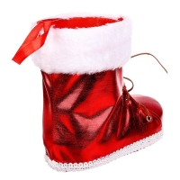 Конфетница &laquo;Сапожок&raquo;, цвет красный