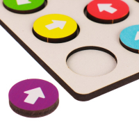 Развивающие игры из дерева &laquo;Стрелочки&raquo;, повтори по образцу