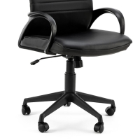 Кресло руководителя &laquo;КВЕСТ ультра&raquo;, экокожа черное