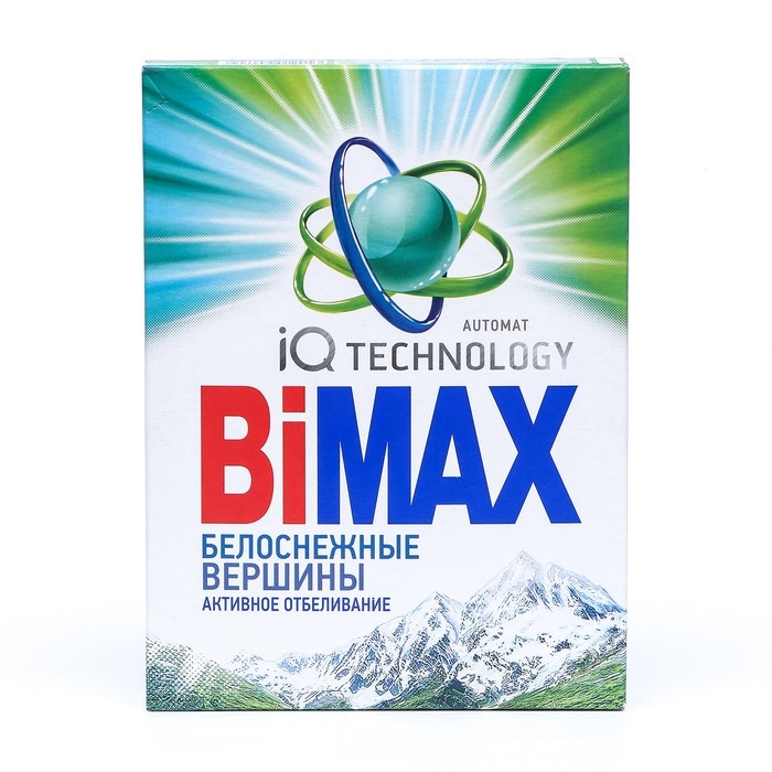 Порошок стиральный BiMax Порошок стиральный BiMax "Автомат Белоснежные вершины", 400 г