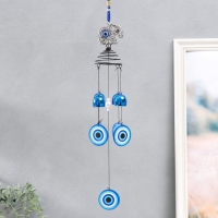 Музыка ветра металл "Слон" от сглаза 4 колокольчика 46 см Музыка ветра металл "Слон" от сглаза 4 колокольчика 46 см