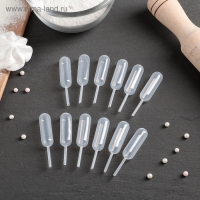 Набор пипеток для соуса «Сосуд», 12 шт, 1,5×6 см Набор пипеток для соуса «Сосуд», 12 шт, 1,5×6 см