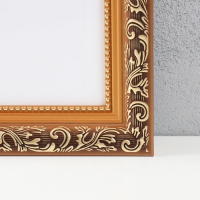 Фоторамка пластик 40х50 см, золото (пластиковый экран)