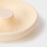 Форма для выпечки Доляна «Пончик», силикон, d=21 см, цвет бежевый Форма для выпечки Доляна «Пончик», силикон, d=21 см, цвет бежевый