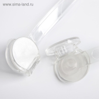 Набор блокираторов для дверей и ящиков, гибкий, силиконовый, 2 шт., цвет прозрачный, Крошка Я Набор блокираторов для дверей и ящиков, гибкий, силиконовый, 2 шт., цвет прозрачный, Крошка Я