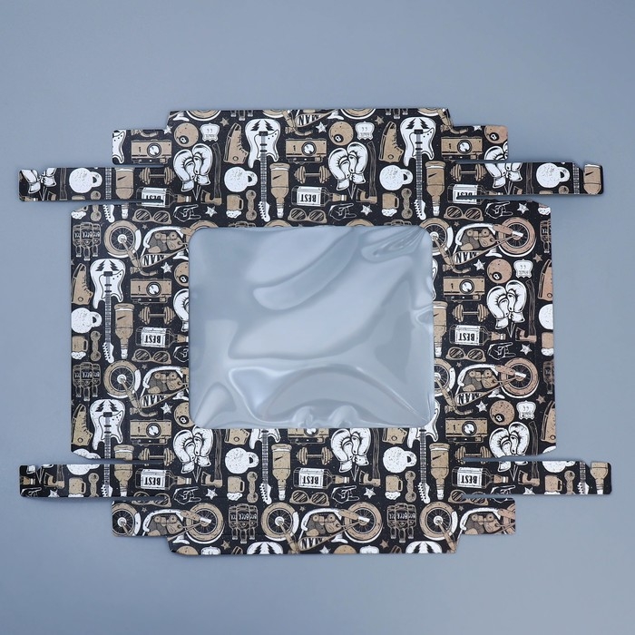 Коробка подарочная, упаковка, &laquo;Мужской&raquo; , 23.5 х 20.5 х 5.5 см