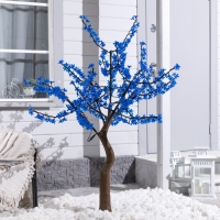 Светодиодное дерево &laquo;Сакура&raquo; 1.5 м, 540 LED, постоянное свечение, 220 В, свечение синее