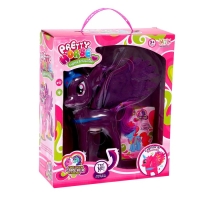 Пони &laquo;Красотка&raquo; с крыльями, звук, свет, МИКС