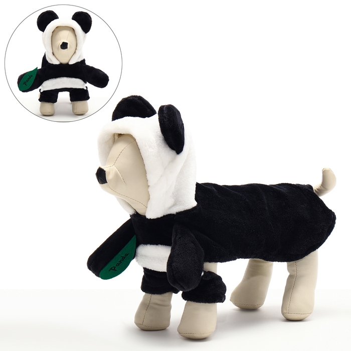 Костюм Костюм "Панда", размер S (ДС 28, ОГ 37, ОШ 18 см, вес 3-5кг)