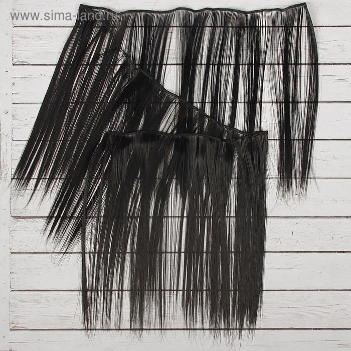 Волосы - тресс для кукол &laquo;Прямые&raquo; длина волос: 25 см, ширина: 100 см, цвет № 1