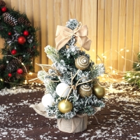 Ёлка декор "Сюрприз в мешочке" 31х17 см, золото Ёлка декор "Сюрприз в мешочке" 31х17 см, золото